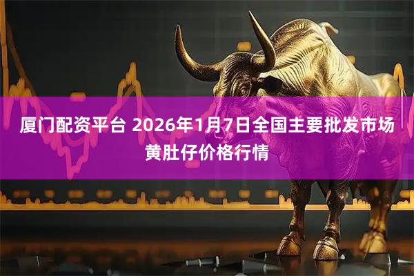 厦门配资平台 2026年1月7日全国主要批发市场黄肚仔价格行情